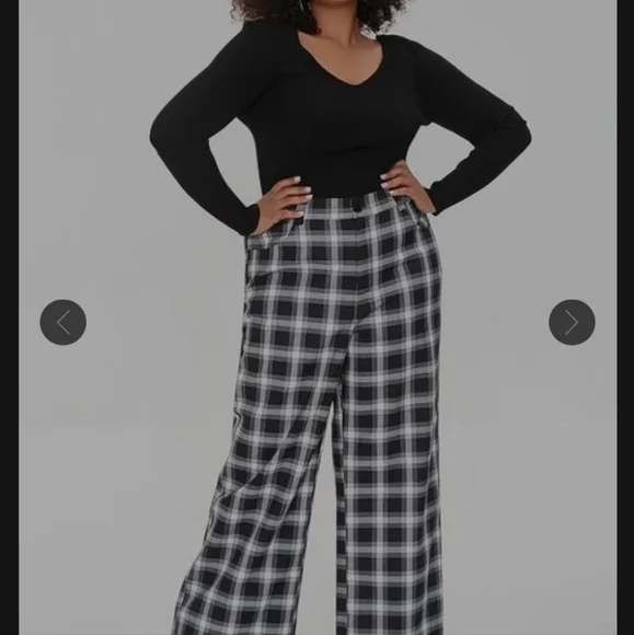 NWT Forever 21 Plus: Wide Leg Pants - Picture 1 of 7